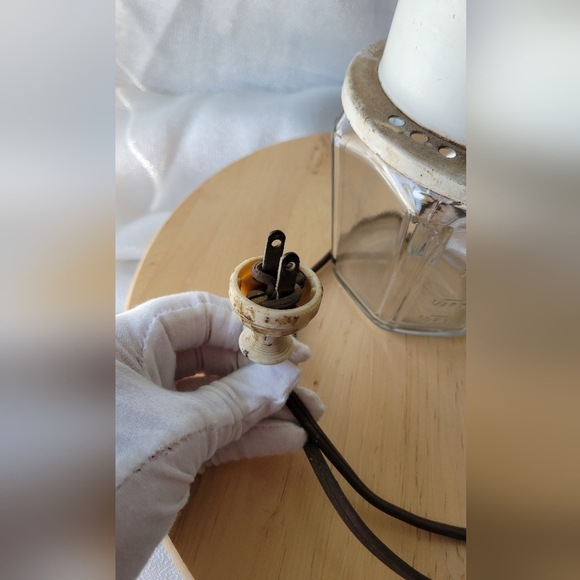 Vintage Working KWIKWAY Electric Mixer/Glass Jar. 3 Cup Capacity Holiday - Picture 6 of 16